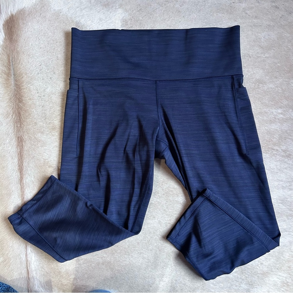 ATHLETA Salutation II Capri in Navy Plus Size 1X
